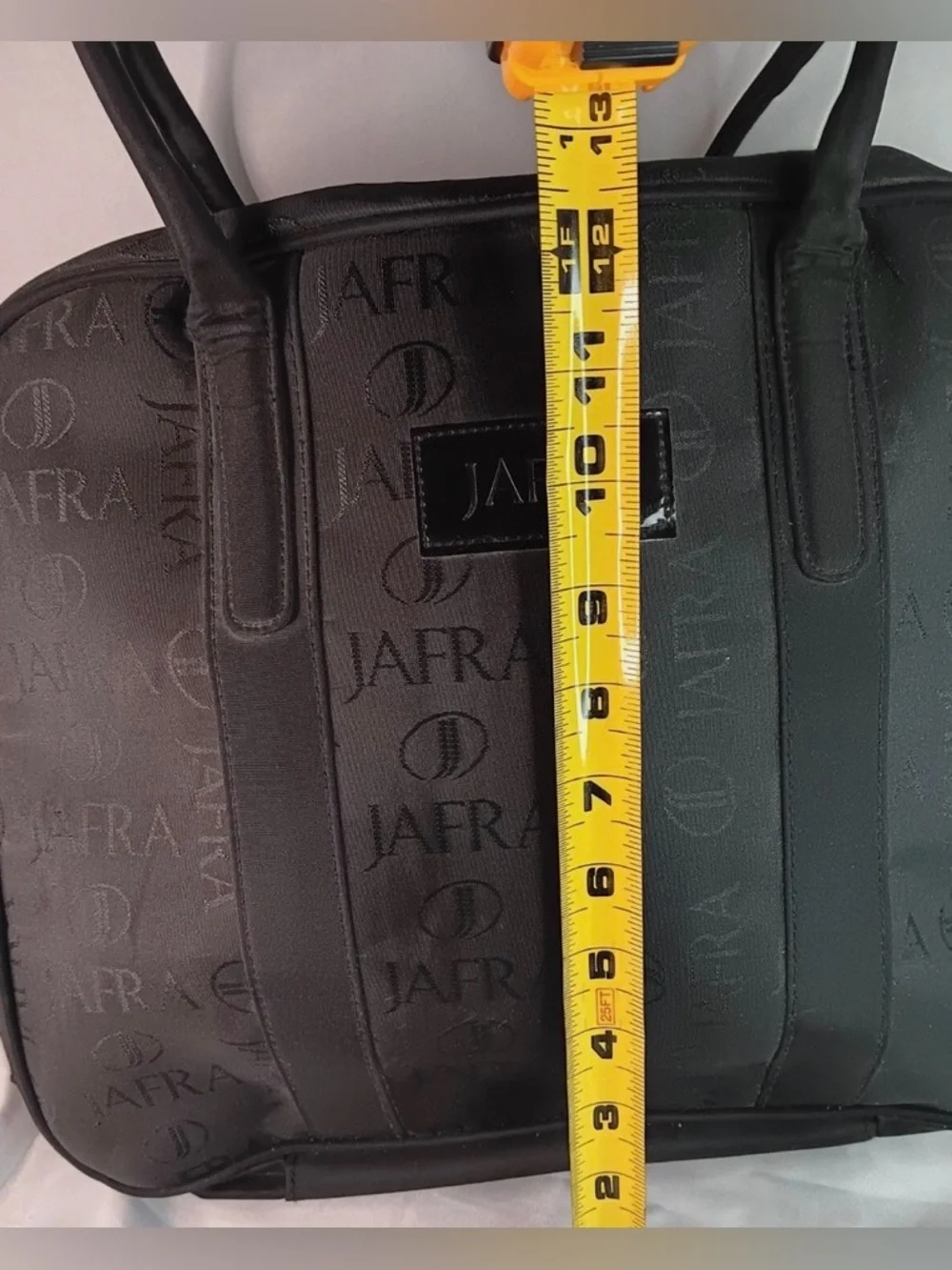 Vintage JAFRA Black large makeup shoulder bag